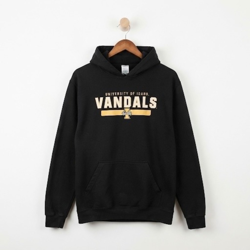 Fanatics University of Idaho Vandals Hoodie Mens XL Black Delta Fleece College